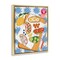Stupell Industries Delicious Toasts on Florals Floater Framed Canvas Wall Art Design by Jo Reid
